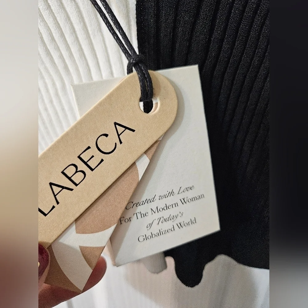NWT LABECA LONDON RIBBED CROPPED TOP - Picture 5 of 7
